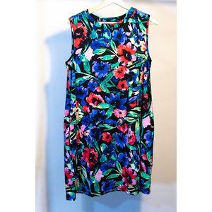 Apt.9 Casual Floral Print Dress XL